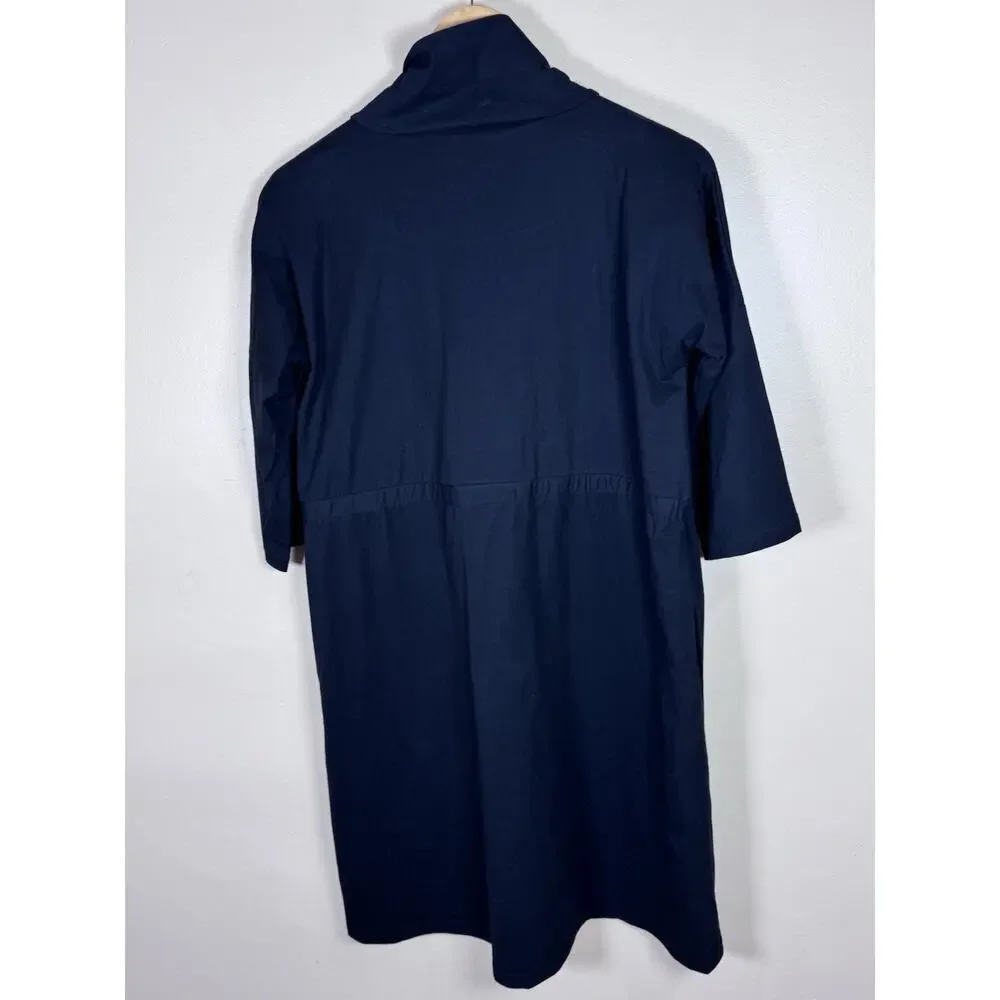 Original Brobe Post Breast Surgery Recovery Adaptive Robe Size M Black Pockets